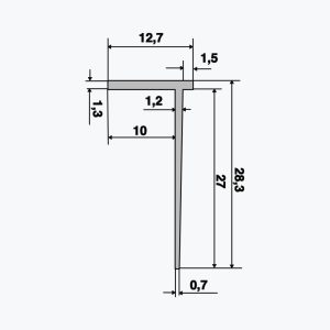 TEMPOLISTEL® B117 vaheseinaprofiil - Pilt 2