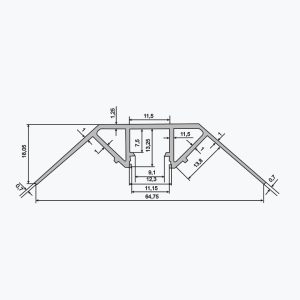 TEMPOLISTEL® A139 LED-profiil - Pilt 2